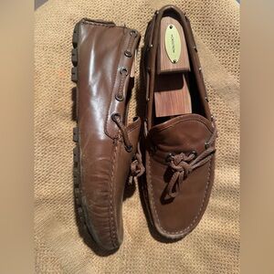 Coach Men's Tan Leather Loafers